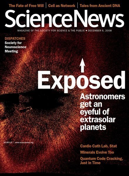 Science News – 6 December 2008 Cover
