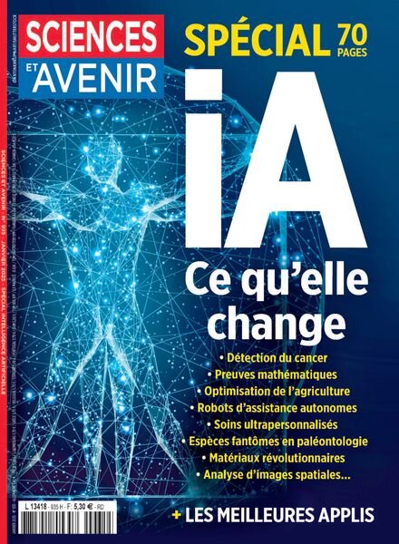 Sciences et Avenir – Janvier 2025 Cover