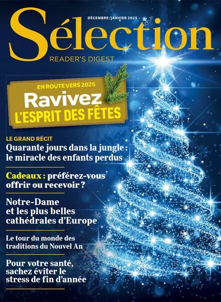 Selection Reader’s Digest France – Decembre 2024 – Janvier 2025 Cover