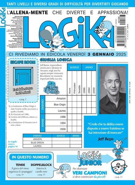 Settimana Logika – Dicembre 2024 Cover