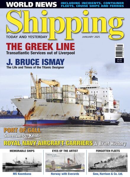 Shipping Today & Yesterday – January 2025 Cover