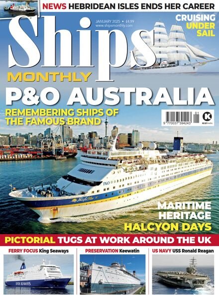 Ships Monthly – January 2025 Cover