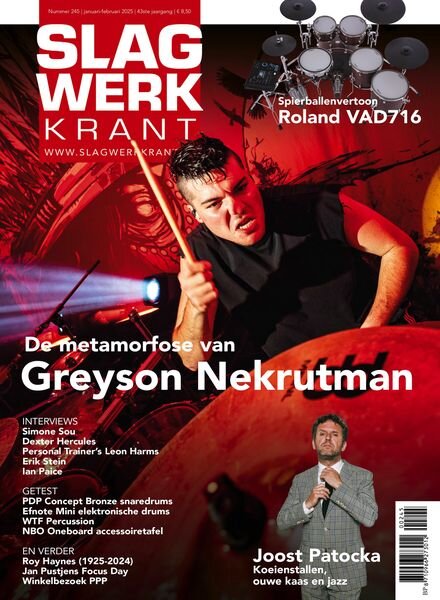 Slagwerkkrant – Januari-Februari 2025 Cover
