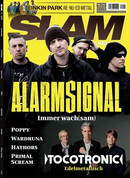 SLAM Alternative Music Magazine – Januar-Februar 2025 Cover