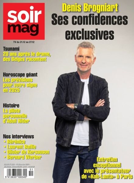 Soir Mag – 18 Decembre 2024 Cover