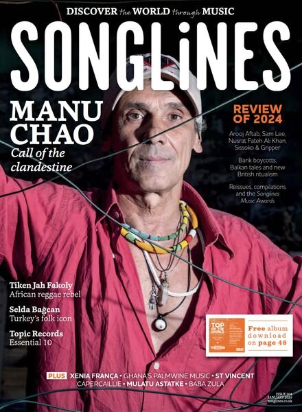 Songlines – January 2025 Cover