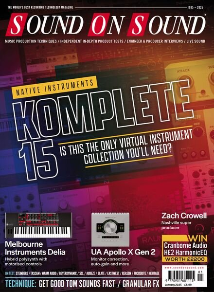 Sound On Sound UK – January 2025 Cover