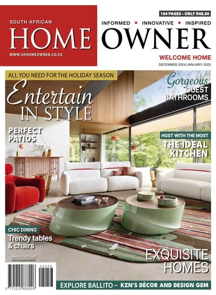 South African Home Owner – December 2024 – January 2025 Cover