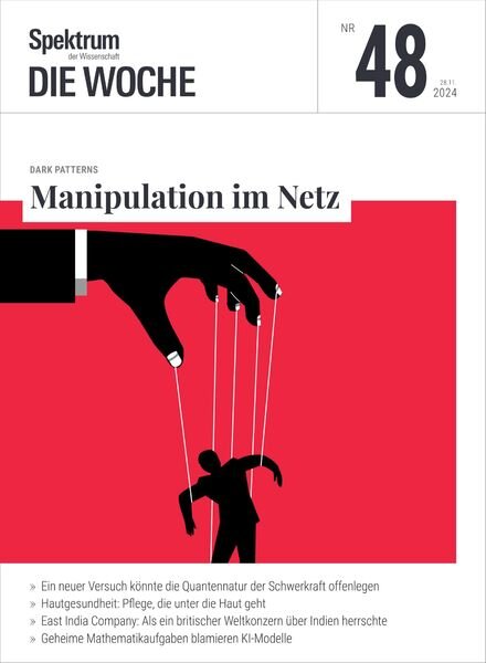 Spektrum Die Woche – 28 November 2024 Cover