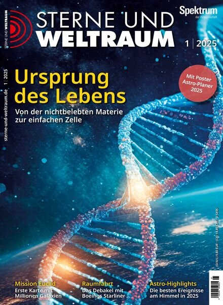Spektrum Sterne und Weltraum – Januar 2025 Cover
