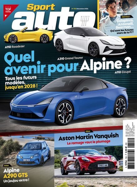 Sport Auto France – Decembre 2024 Cover