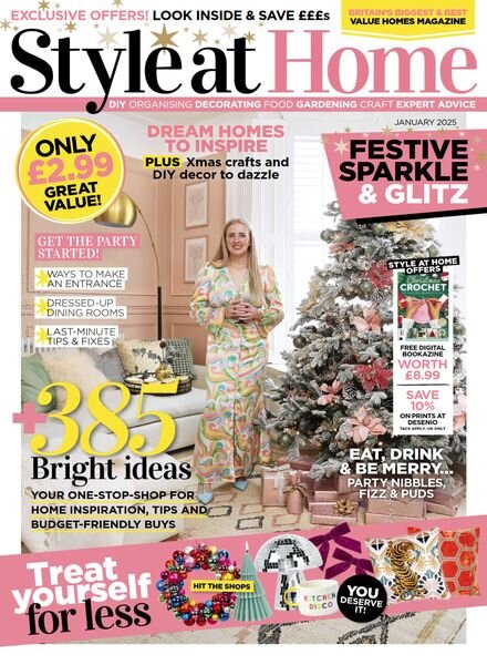 Style at Home UK – January 2025 Cover