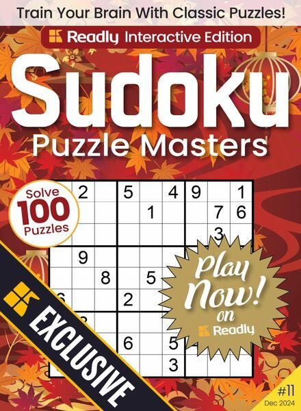 Sudoku Puzzle Masters – n 11 December 2024 Cover