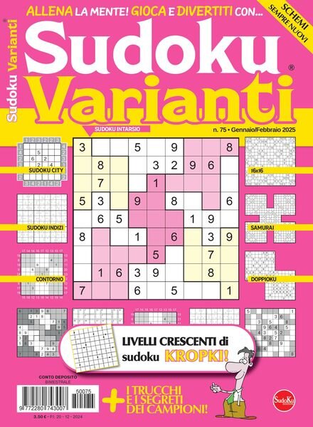 Sudoku Varianti – Gennaio-Febbraio 2025 Cover
