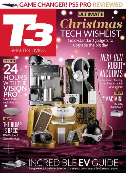 T3 UK – December 2024 Cover