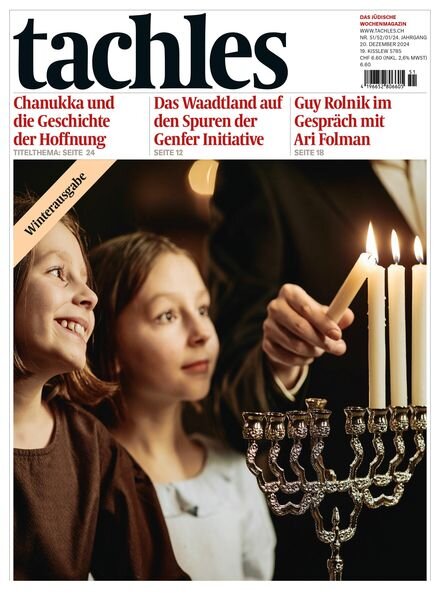 Tachles – 20 Dezember 2024 Cover