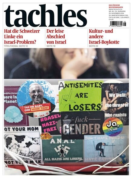 Tachles – 29 November 2024 Cover
