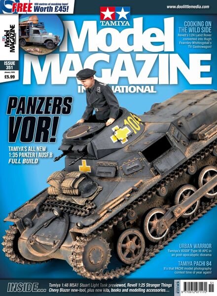 Tamiya Model Magazine – January 2025 Cover