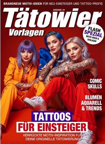 Tatowier-Vorlagen – Dezember 2024 Cover