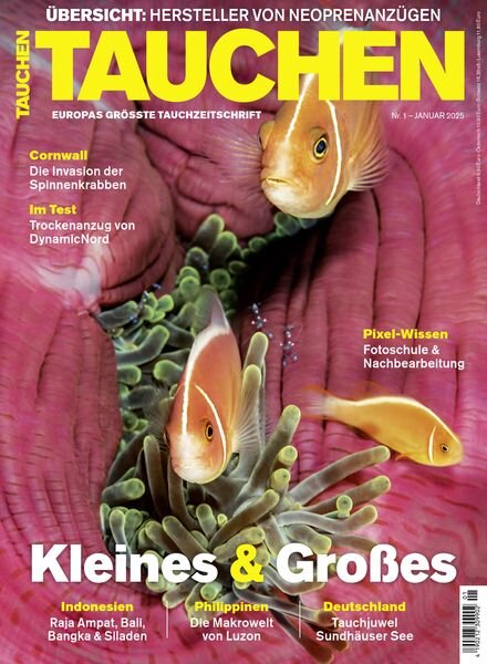 Tauchen – Januar 2025 Cover