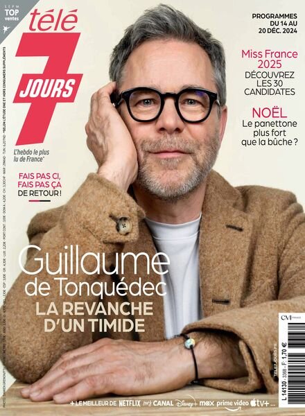 Tele 7 Jours – 9 Decembre 2024 Cover
