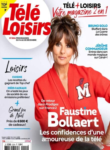 Tele Loisirs – 9 Decembre 2024 Cover
