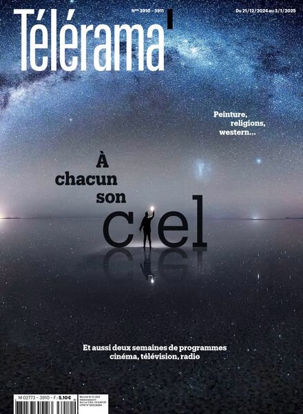 Telerama Magazine – 18 Decembre 2024 Cover