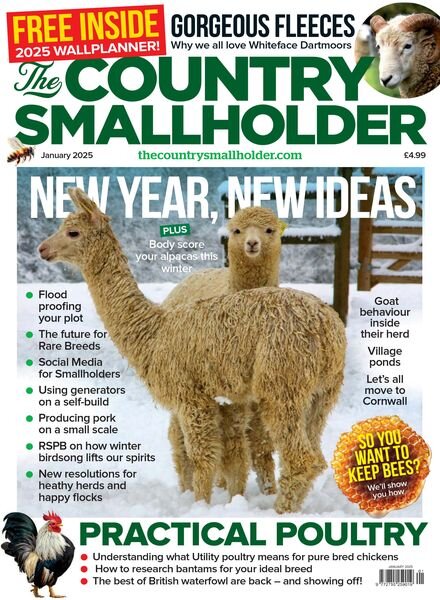The Country Smallholder – January 2025 Cover
