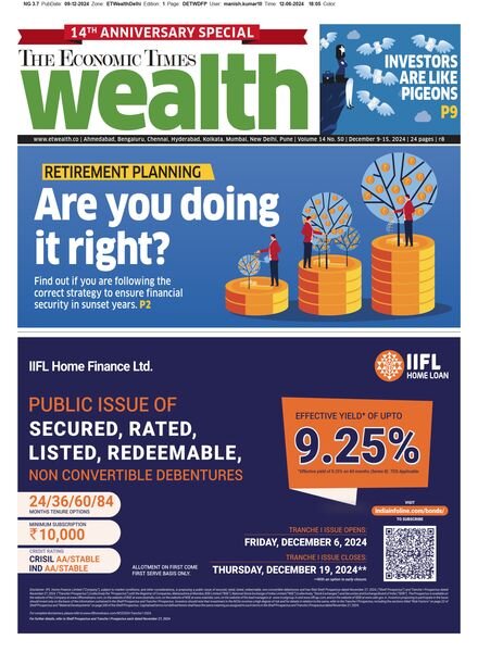 The Economic Times Wealth – December 9 2024 Cover