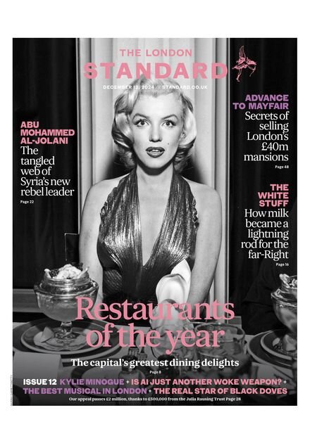 The London Standard – 12 December 2024 Cover