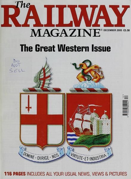 The Railway Magazine – December 2005 Cover