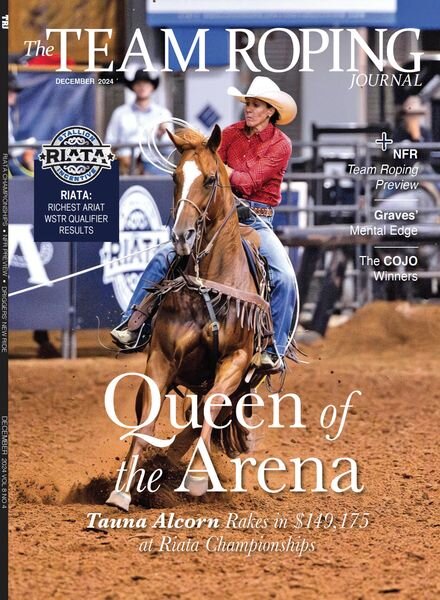 The Team Roping Journal – December 2024 Cover