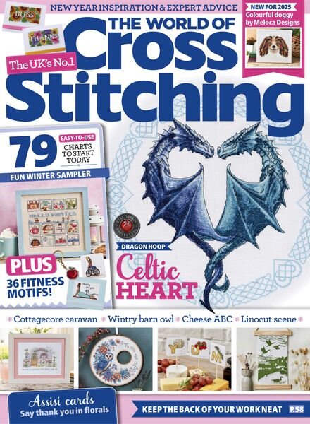 The World of Cross Stitching – January 2025 Cover
