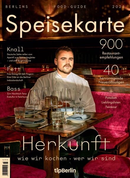 tip Speisekarte – Januar 2025 Cover