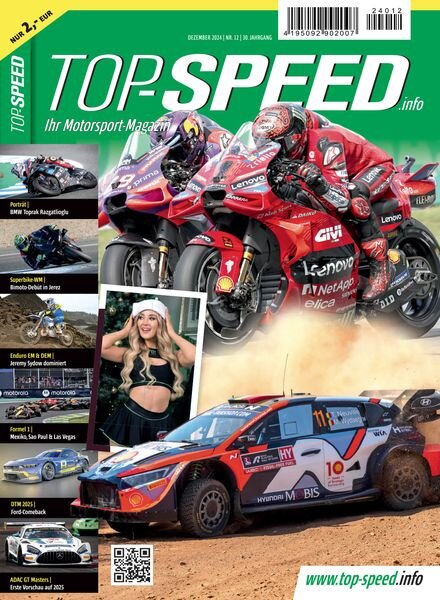 Top-Speed – Dezember 2024 Cover