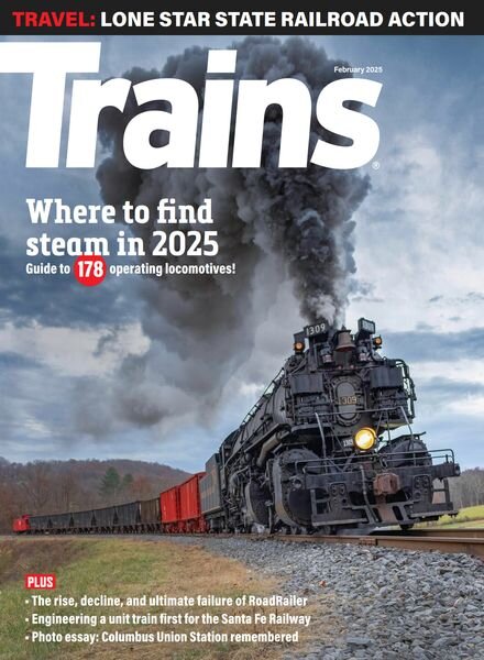Trains – February 2025 Cover