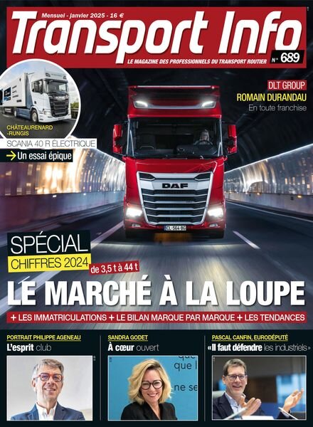 Transport Info – Janvier 2025 Cover