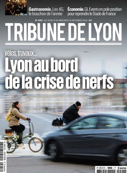 Tribune de Lyon – 12 Decembre 2024 Cover
