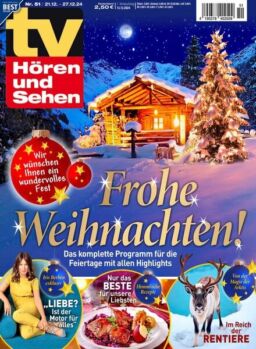 TV Horen und Sehen – 13 Dezember 2024