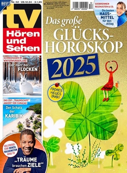 TV Horen und Sehen – 20 Dezember 2024 Cover