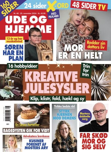 Ude og Hjemme – 25 November 2024 Cover