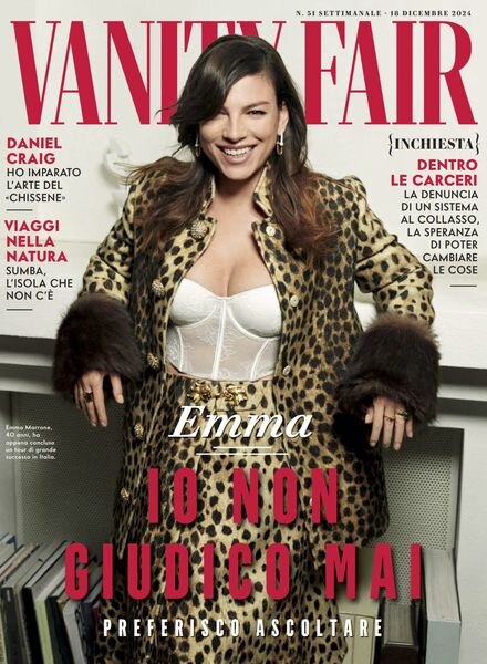 Vanity Fair Italia – 18 Dicembre 2024 Cover