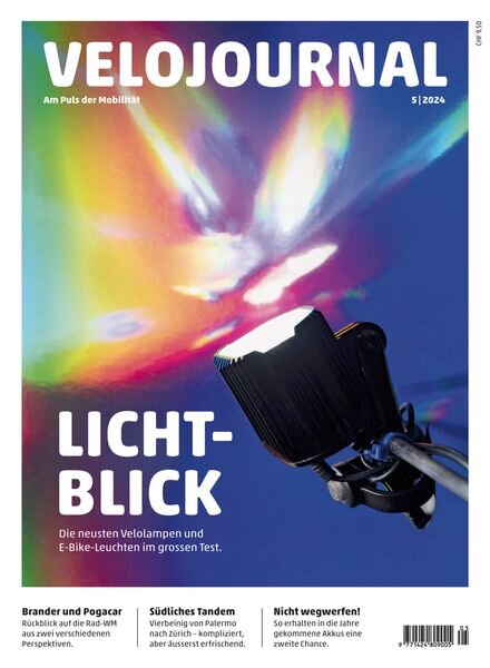 Velojournal – Ausgabe 5 2024 Cover