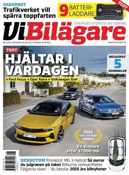 Vi Bilagare – 30 November 2024 Cover