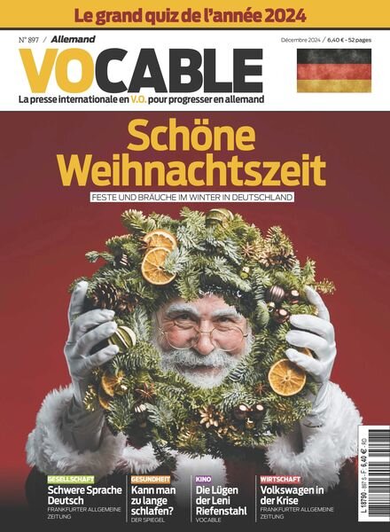 Vocable Allemand – Decembre 2024 Cover