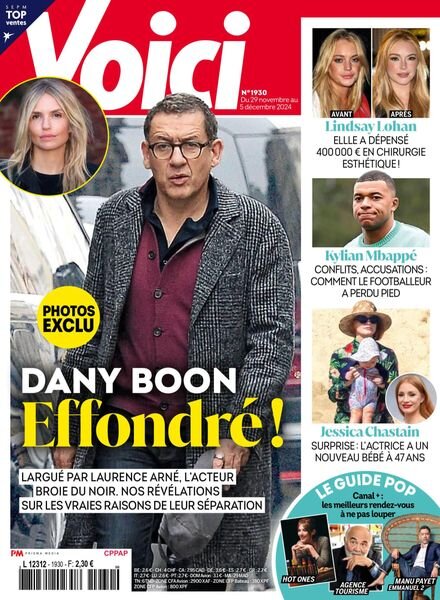 Voici – 29 Novembre 2024 Cover