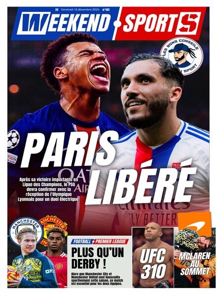 Week-end Sports – 13 Decembre 2024 Cover