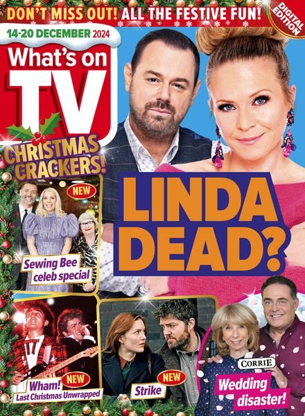What’s on TV – 14 December 2024 Cover