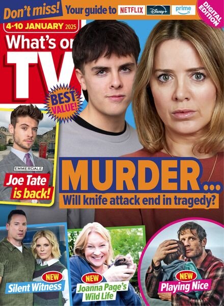 What’s on TV – 4 January 2025 Cover