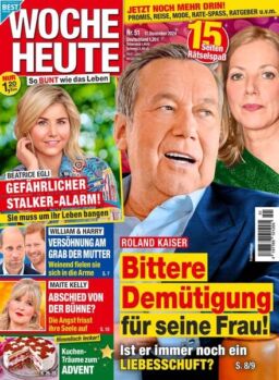 Woche Heute – 11 Dezember 2024